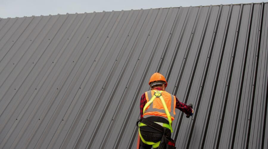 Professional metal roof installation services in Winfred, SD